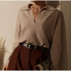 Cotton Knit Polo Shirt for Men - Casual Short Sleeve Top for Everyday Wear