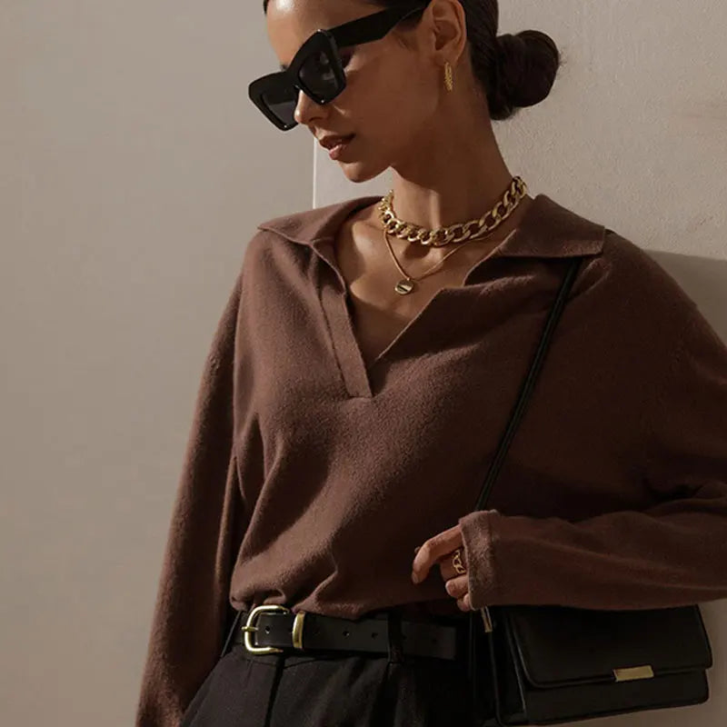 Cotton Knit Polo Shirt for Men - Casual Short Sleeve Top for Everyday Wear