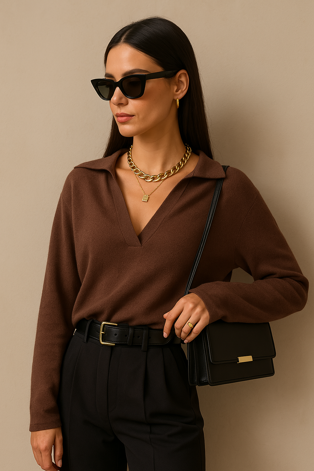 Cotton Knit Polo Shirt for Men - Casual Short Sleeve Top for Everyday Wear