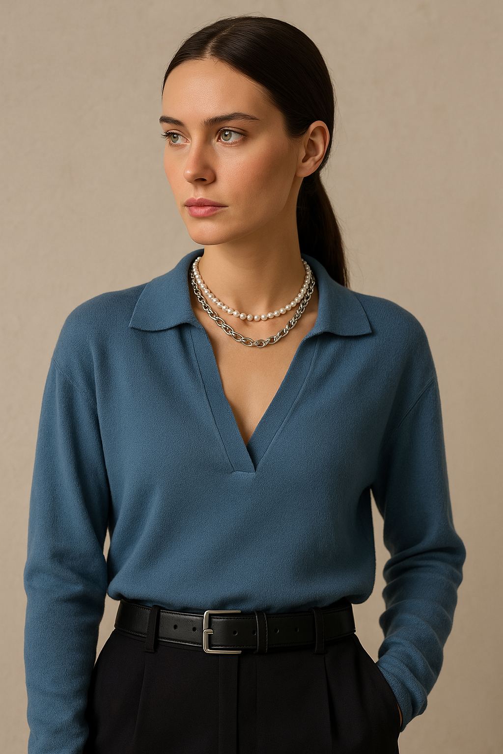 Cotton Knit Polo Shirt for Men - Casual Short Sleeve Top for Everyday Wear