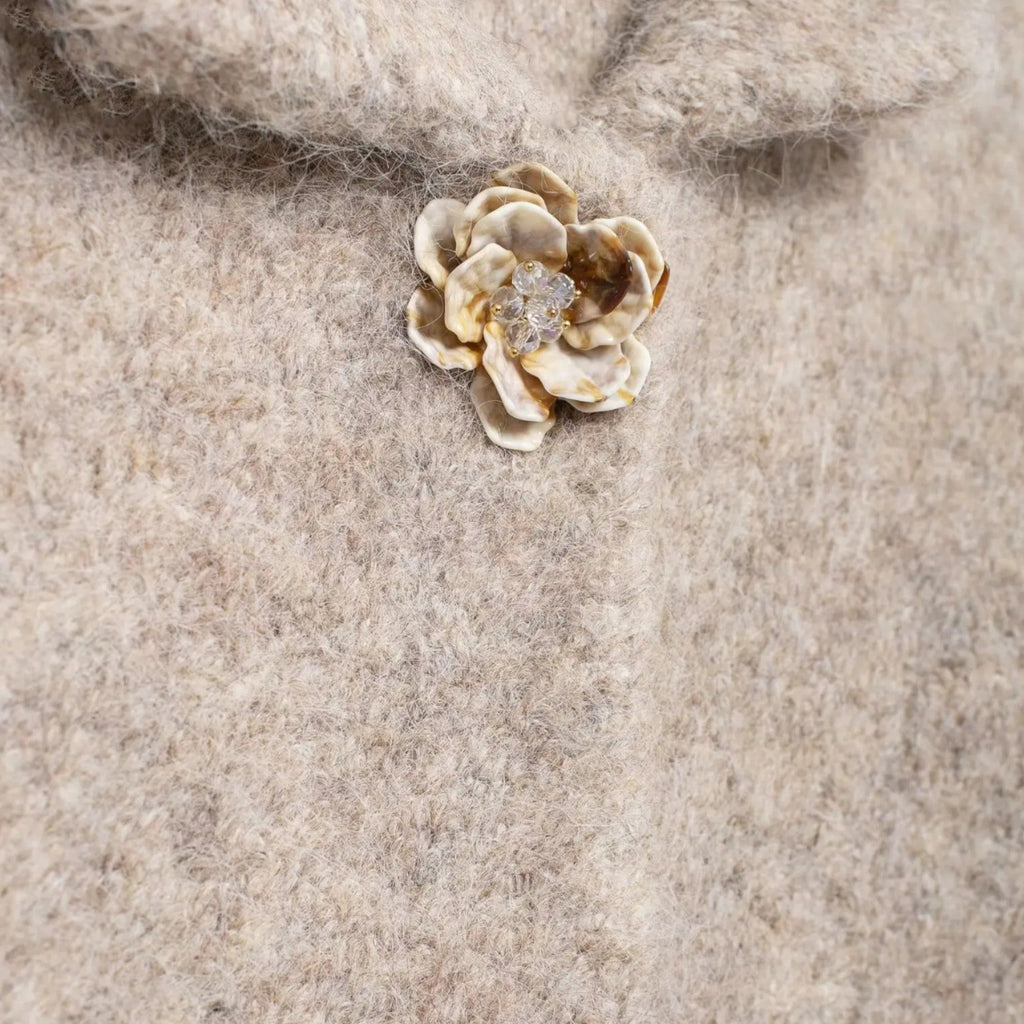 Floral Button Cardigan for Women | Lightweight Knit | Casual Layering Piece for Everyday Wear