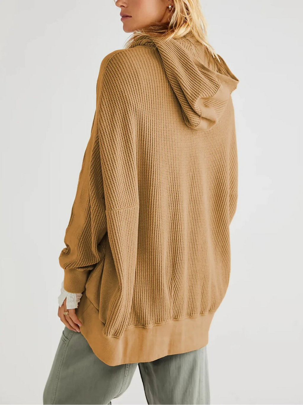 Knit Hoodie for Men and Women - Soft Cotton Blend, Casual Pullover, Perfect for Everyday Wear and Layering