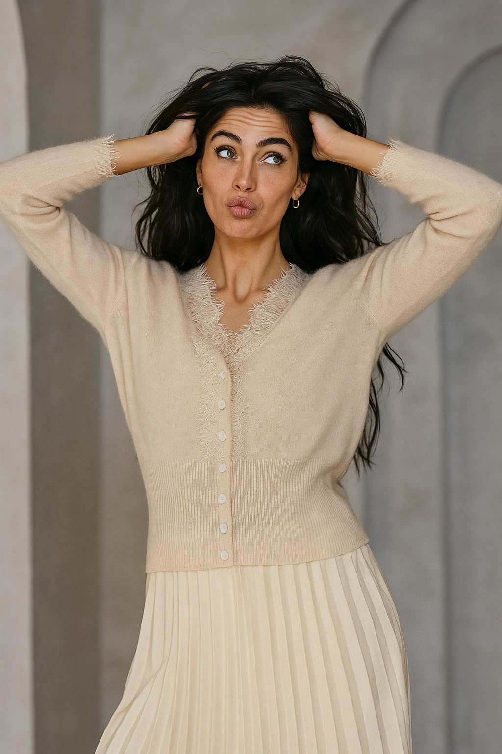 Lace Cardigan for Women - Lightweight Open Front Design - Perfect for Layering in Spring and Summer