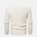 Men's Classic Crewneck Knit Sweater - Soft Cotton Blend - Casual Everyday Wear