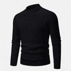 Men's Classic Crewneck Knit Sweater - Soft Cotton Blend - Casual Everyday Wear