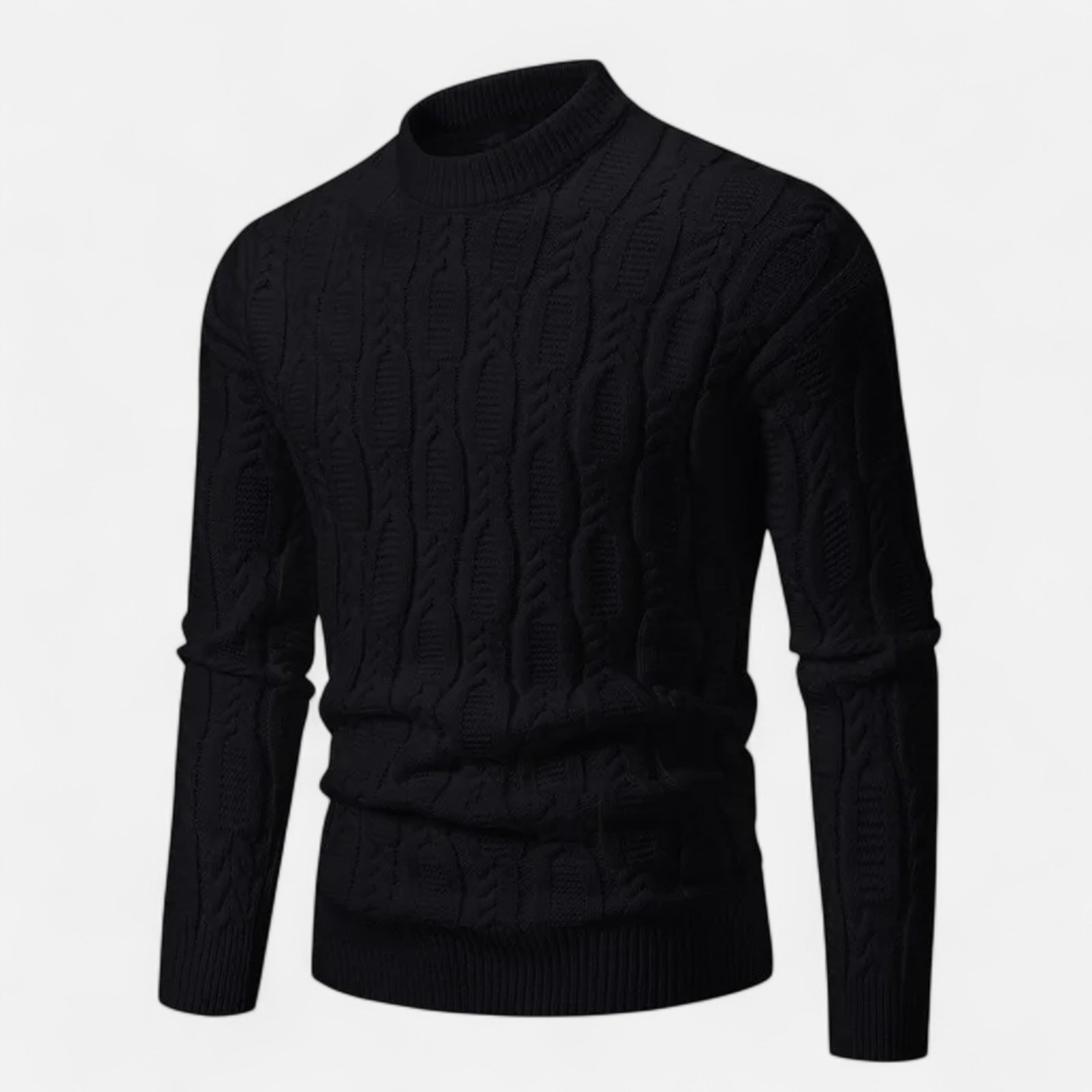 Men's Classic Crewneck Knit Sweater - Soft Cotton Blend - Casual Everyday Wear