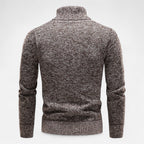 Men's Knitted Turtleneck Sweater | Thick Winter Warmth | Cozy Knit Design for Cold Weather Wear