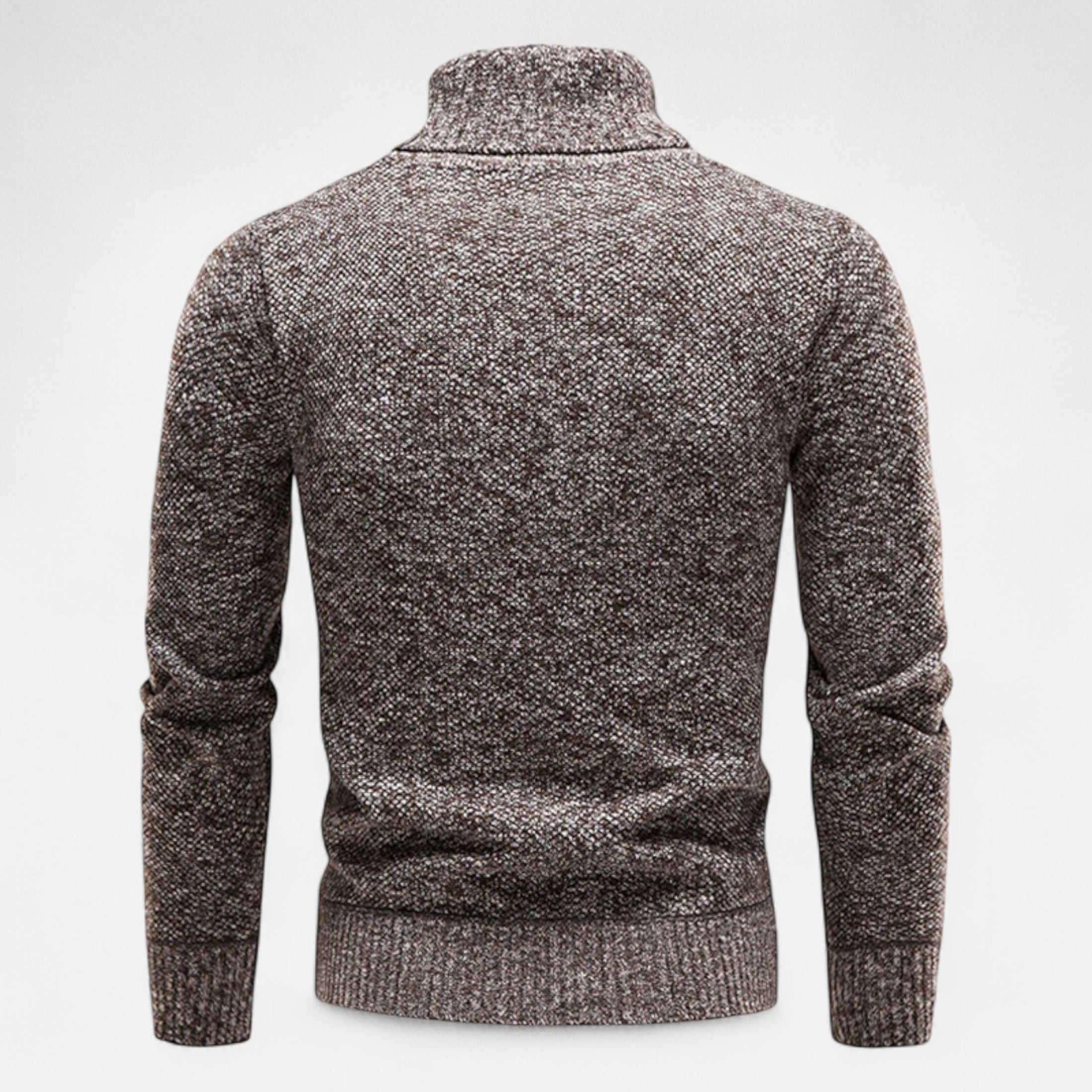 Men's Knitted Turtleneck Sweater | Thick Winter Warmth | Cozy Knit Design for Cold Weather Wear