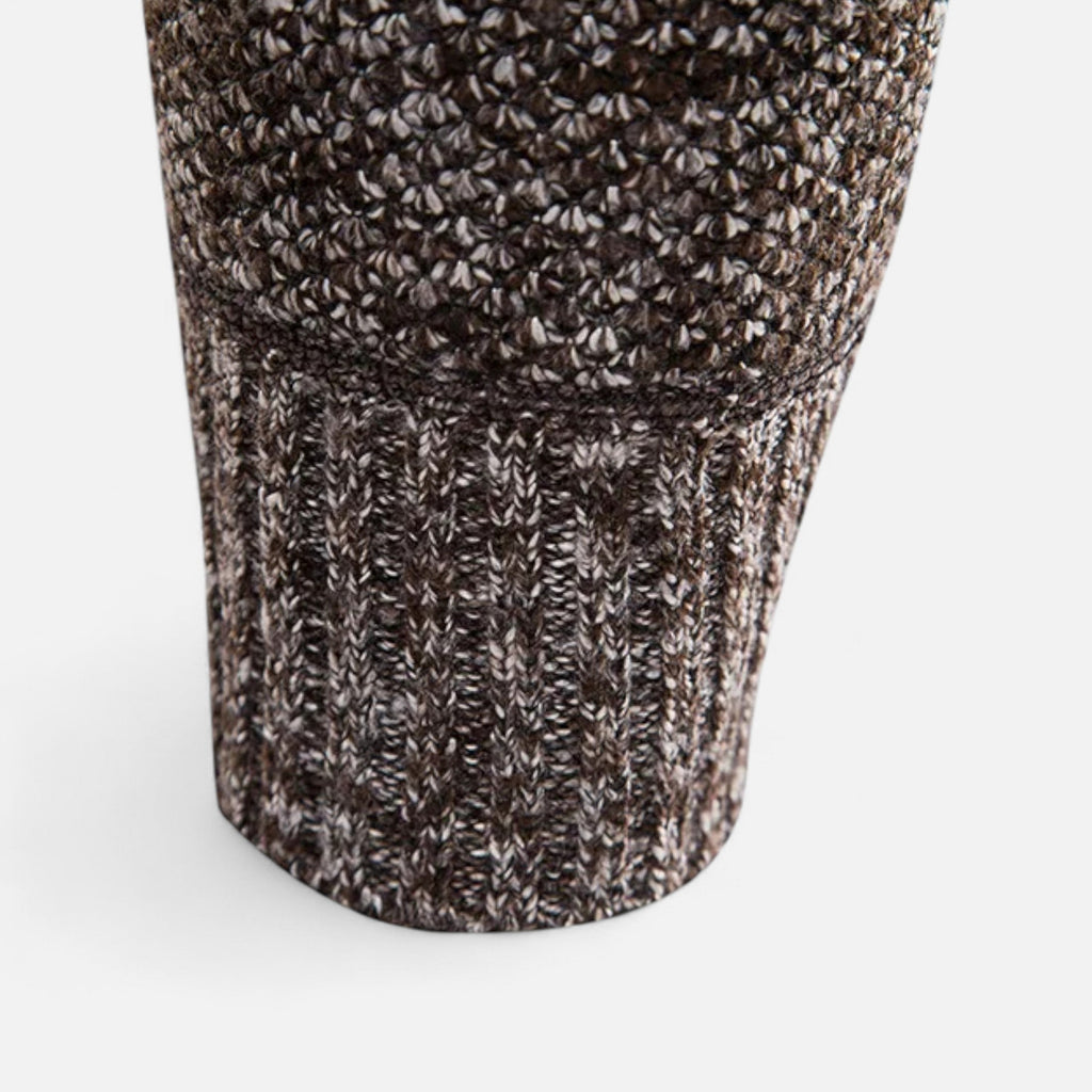 Men's Knitted Turtleneck Sweater | Thick Winter Warmth | Cozy Knit Design for Cold Weather Wear