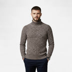Men's Knitted Turtleneck Sweater | Thick Winter Warmth | Cozy Knit Design for Cold Weather Wear