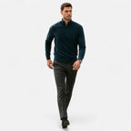 Men's Merino Wool Half-Zip Sweater | Lightweight Knit Pullover for Casual Wear and Layering