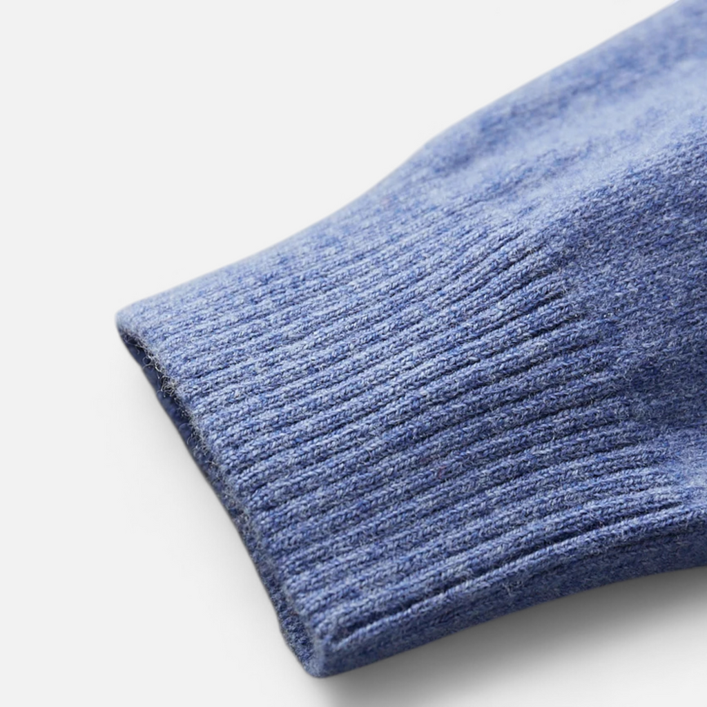 Men's Merino Wool Polo Sweater | Classic Fit | Lightweight Knit for Casual Wear