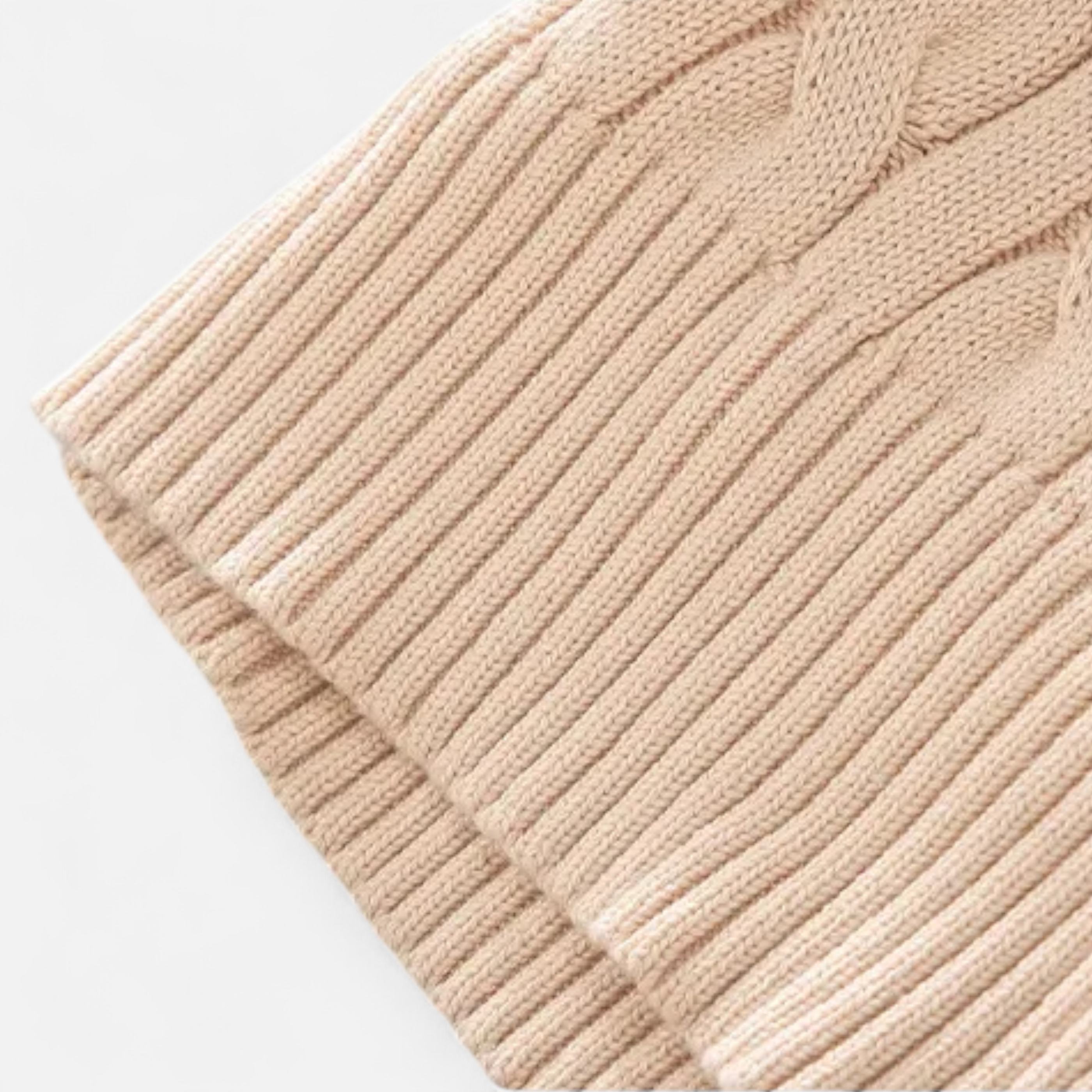 Men's Thick-Knit Turtleneck Zip Sweater - Warm Knit Fabric for Casual or Smart-Casual Wear