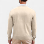 Men’s V-Neck Knit Sweater | Warm Wool Blend | Casual Autumn/Winter Wear