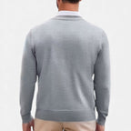 Men’s V-Neck Knit Sweater | Warm Wool Blend | Casual Autumn/Winter Wear
