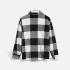 Men's Velvet Plush Rabbit Fur Jacket | Luxurious Soft Fabric | Stylish Outerwear for Cold Weather