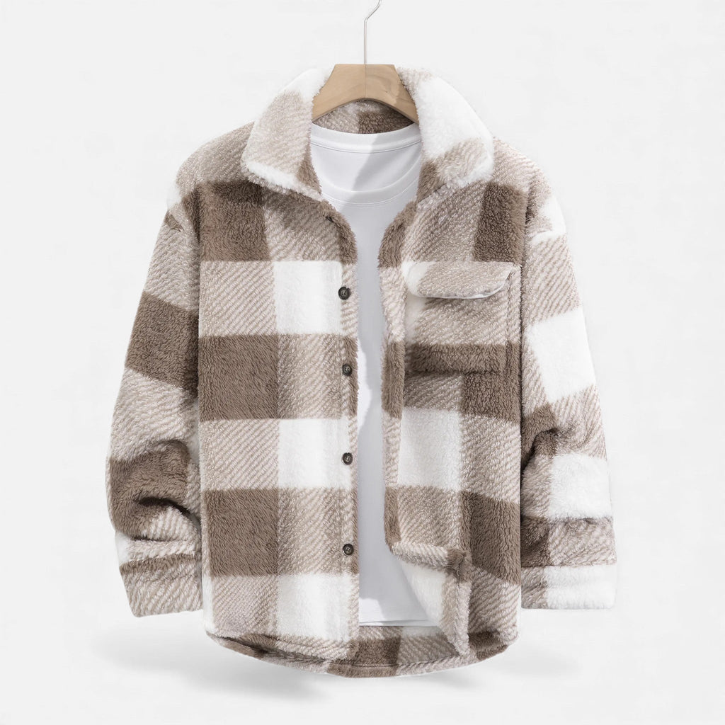 Men's Velvet Plush Rabbit Fur Jacket | Luxurious Soft Fabric | Stylish Outerwear for Cold Weather