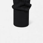 Men's Warm Knit Sweater with Zipper - Minimalist Design for Casual Wear