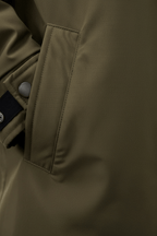 Men's Wool Blend Double-Breasted Trench Coat - Tailored Fit for Stylish Outerwear in Cold Weather