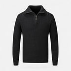 Men's Wool-Blend Half-Zip Sweater | Casual Knitwear for Everyday Wear