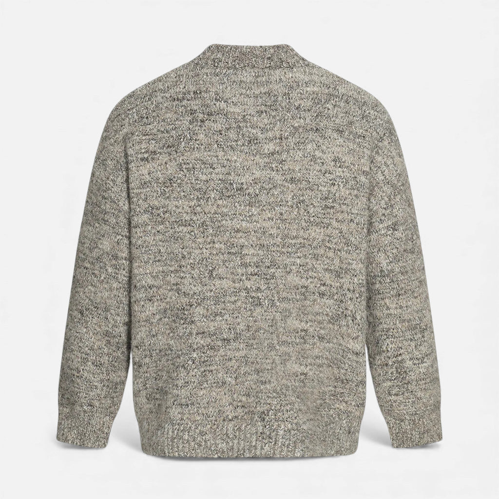 Men's Wool-Effect Crew Neck Sweater | Warm, Casual Knitwear for Everyday Wear