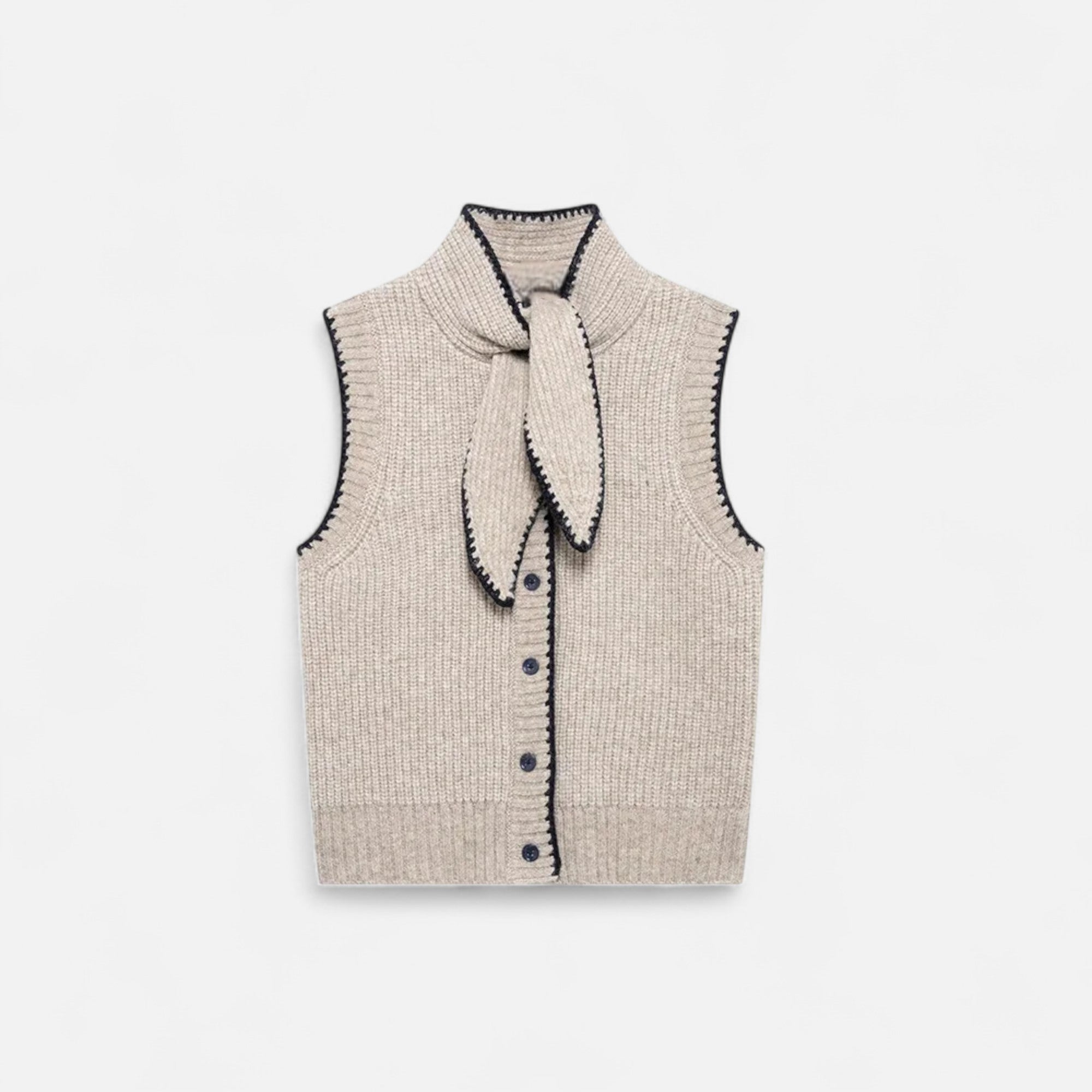 Women's Knitted Vest | Timeless Design | Versatile Layering Piece for Casual or Formal Wear