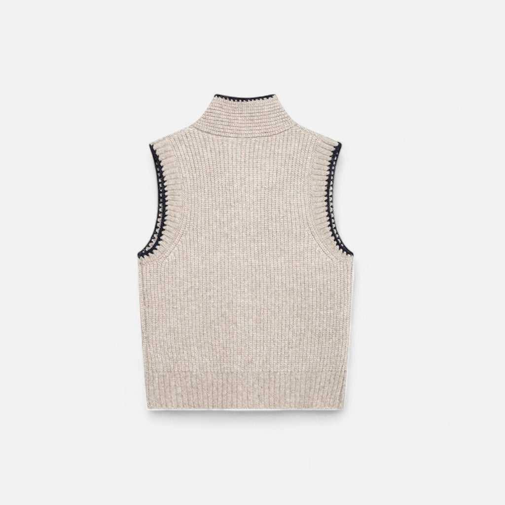 Women's Knitted Vest | Timeless Design | Versatile Layering Piece for Casual or Formal Wear